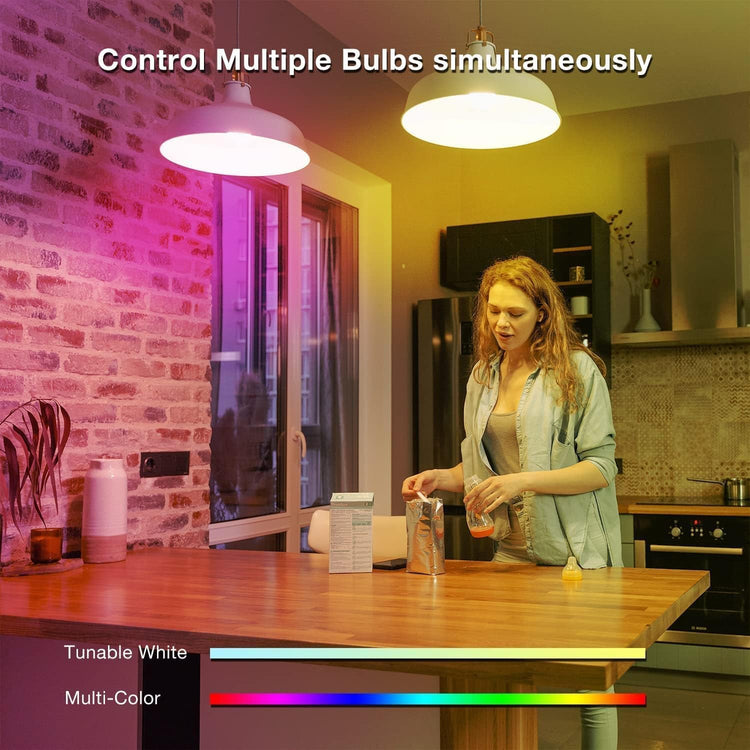 Phopollo Multicolor Smart Bulbs – Alexa/Google Powered