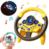 DriveJoy™ Kids Steering Wheel | Volante de Conducción Infantil con Luces y Sonidos Realistas – Juguete Interactivo para Niños 🚗🎶