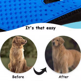 PawEase™ Silicone Grooming Bath Glove – Gentle Pet Bath Brush for Cats & Dogs | Anti-Scratch Massage Comb, Hair Removal & Bathing Aid