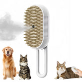 NextViral™ SteamGroom  – 3-in-1 Electric Pet Brush with Steam Cleaning & Massage 💚🐾