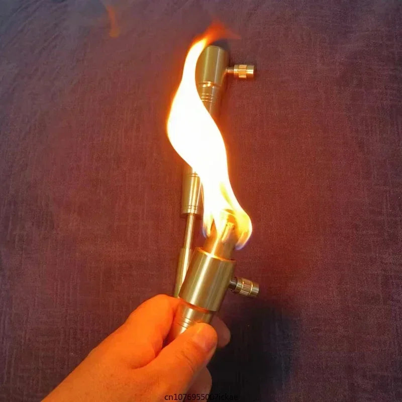🔥 FireBeam Pro – Vintage Outdoor Lighter with Extended Handle