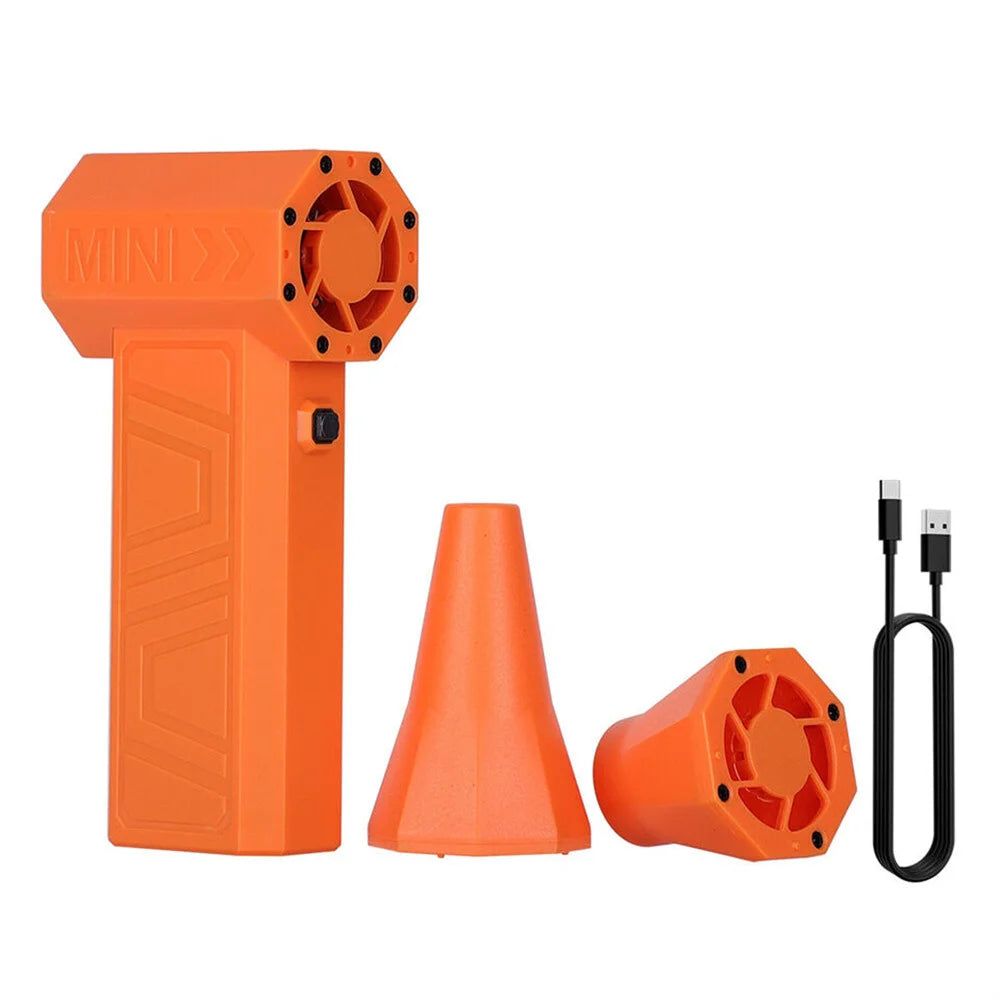 TurboBlow X130 – Soplador Eléctrico de Aire 130000RPM | Mini Ventilador Portátil Recargable con Velocidad Ajustable | Ideal para Limpieza de Coche, Teclado y Electrónicos