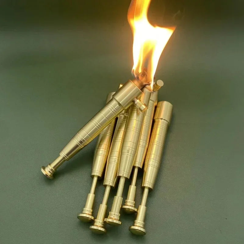🔥 FireBeam Pro – Vintage Outdoor Lighter with Extended Handle