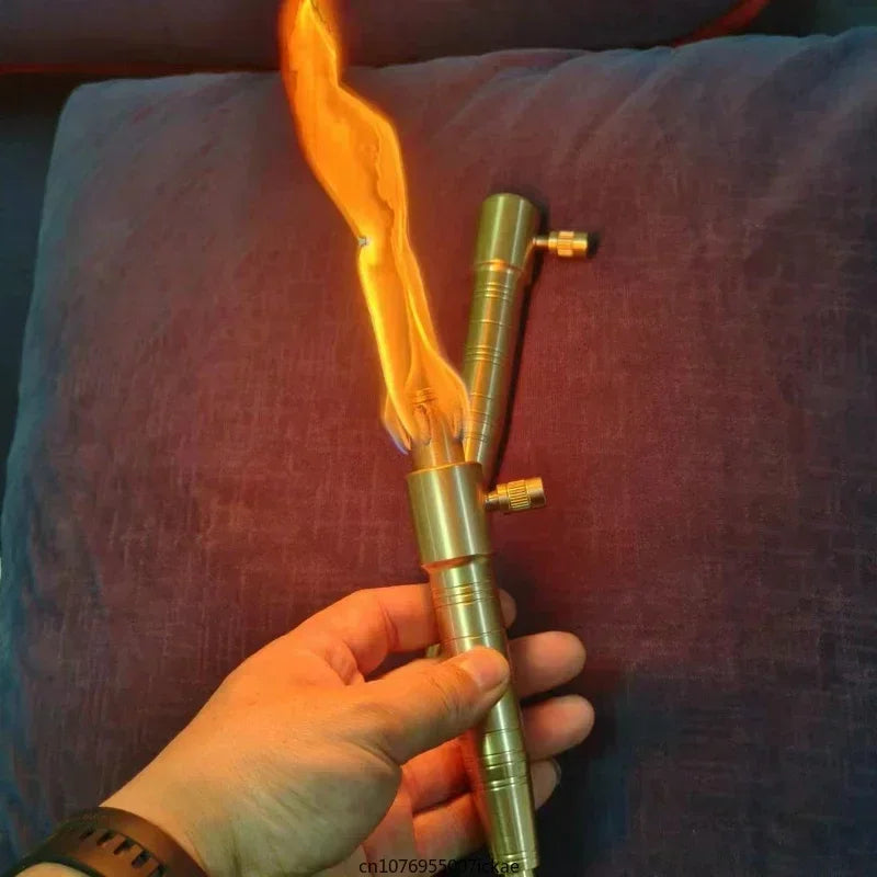 🔥 FireBeam Pro – Vintage Outdoor Lighter with Extended Handle