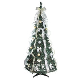 NextViral™ Pop-Up Xmas Tree | Pre-Decorated Foldable Christmas Tree – Easy Setup, Portable & Sparkling Holiday Décor 🎅🌟