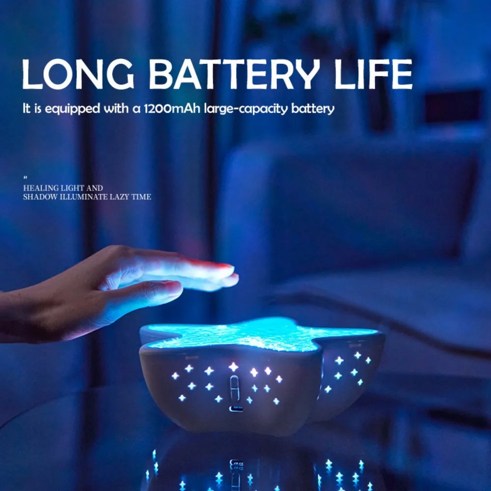 🌌 ViraGlow™ Dream Projector – Lámpara Ambiental Recargable y Decorativa para Hogar, Niños y Fiestas ✨