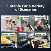 TurboBlow X130 – Soplador Eléctrico de Aire 130000RPM | Mini Ventilador Portátil Recargable con Velocidad Ajustable | Ideal para Limpieza de Coche, Teclado y Electrónicos