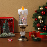  NextiViral™ Christmas LED Candle Lamp – Water-Filled Visual Magic, Music Box Effect, USB Rechargeable