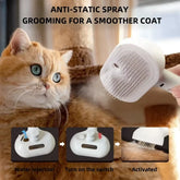 🐾 NEXTVIRAL™ STEAMPAW PRO – 3 EN 1 CEPILLO ELÉCTRICO CON VAPOR PARA PERROS Y GATOS 💦