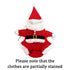Christmas Cat Costumes Funny Santa Claus Clothes for Small Cats Dogs Xmas New Year Pet Cat Clothing Winter Kitty Kitten Outfits