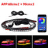 Car Underbody Light Decorative Lamp Neon LED RGB Car Underglow Bottom Light Remote/App Control Flexible Waterproof LED Strip