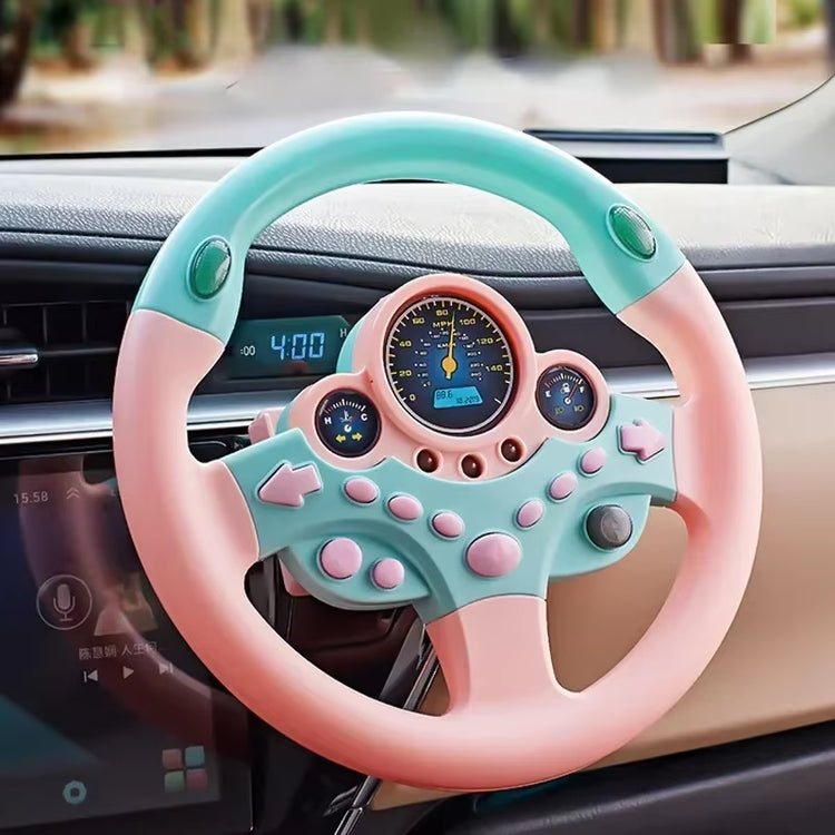 DriveJoy™ Kids Steering Wheel | Volante de Conducción Infantil con Luces y Sonidos Realistas – Juguete Interactivo para Niños 🚗🎶