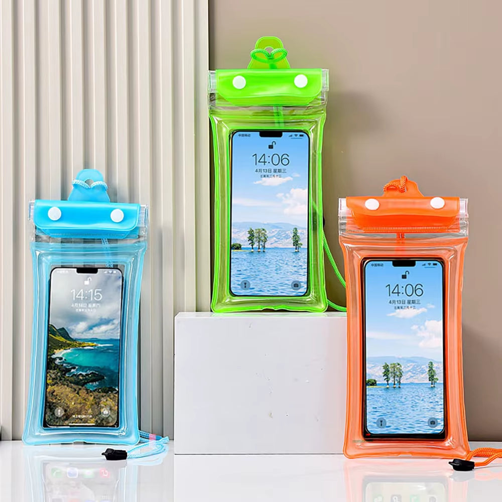 NextiViral™ Waterproof Phone Pouch – Floating Dry Bag Case for Smartphones up to 6.8&