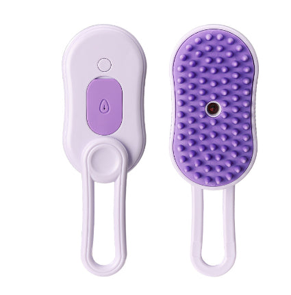 NextViral™ SteamGroom Pro – 3-in-1 Electric Pet Brush with Steam Cleaning & Massage 💚🐾